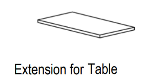 ESF Status Italy Carrara Table Extension 105x45 i38048