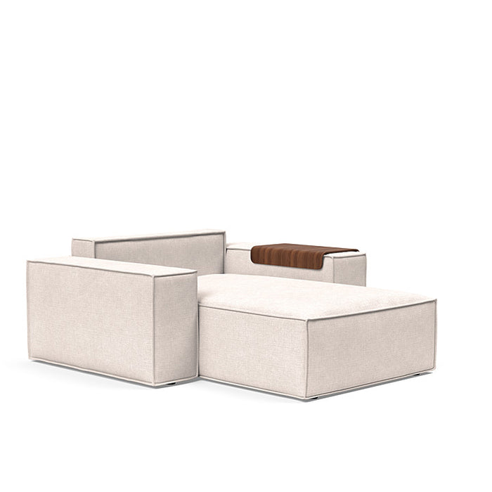 Innovation Living Newilla lounger chair with wide arms, versatile sleeper sofa featuring modern design and comfortable seating.