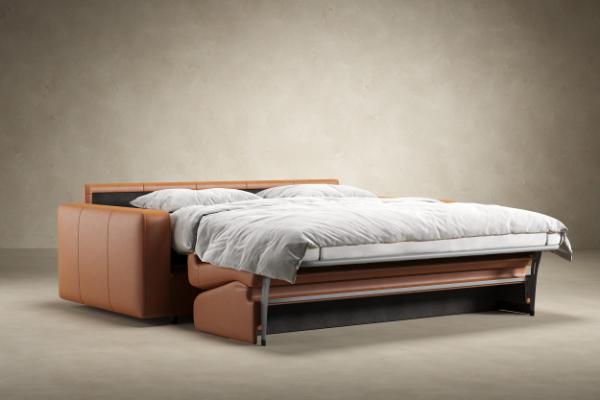Innovation Living Carnell Leather Sleeper Sofa with Standard Arm