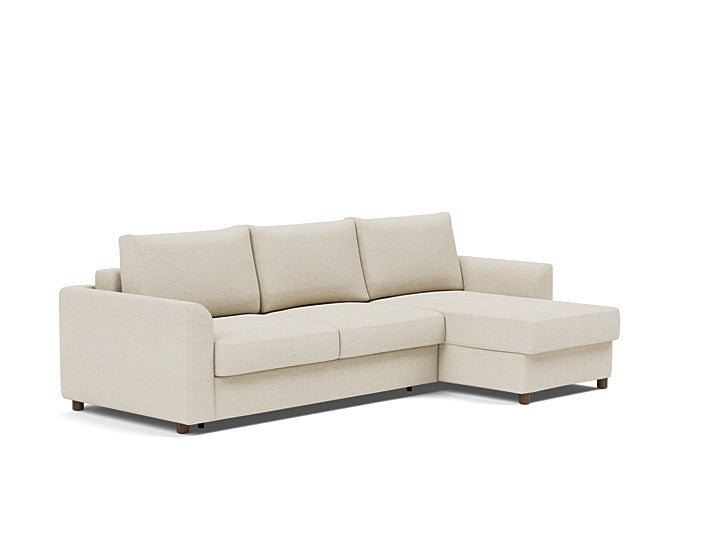 Innovation Living Neah Sofa Bed, Chaise Queen Size With Curved Arms