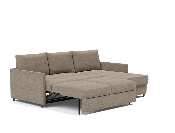 Innovation Living Neah Sofa Bed, Chaise Full Size With Slim Arms