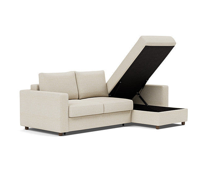 Innovation Living Neah Sofa Bed, Chaise Full Size With Standard Arms
