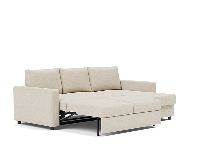 Innovation Living Neah Sofa Bed, Chaise Full Size With Standard Arms
