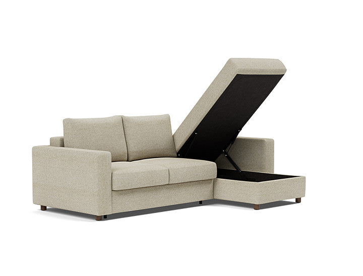 Innovation Living Neah Sofa Bed, Chaise Full Size With Standard Arms