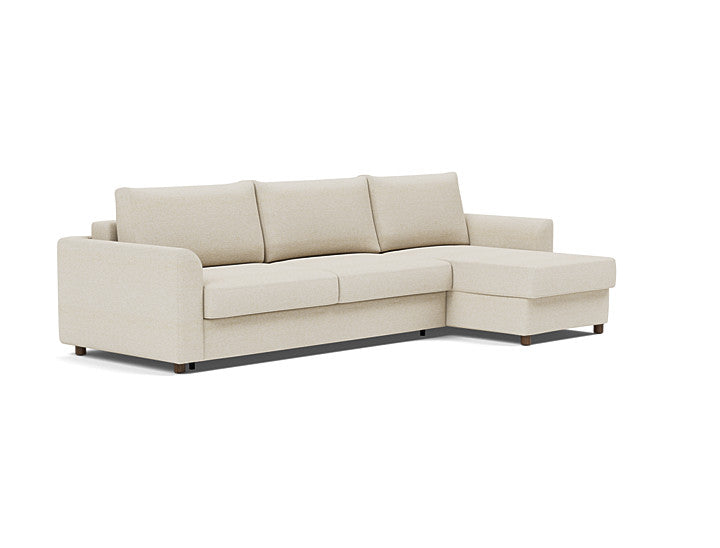 Innovation Living Neah Sofa Bed, Chaise King Size With Curved Arms