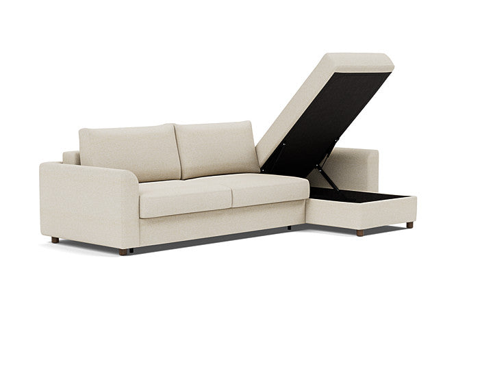 Innovation Living Neah Sofa Bed, Chaise King Size With Curved Arms