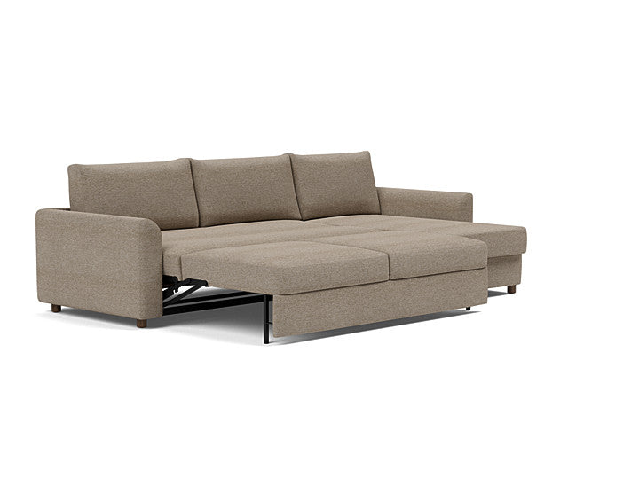 Innovation Living Neah Sofa Bed, Chaise King Size With Curved Arms