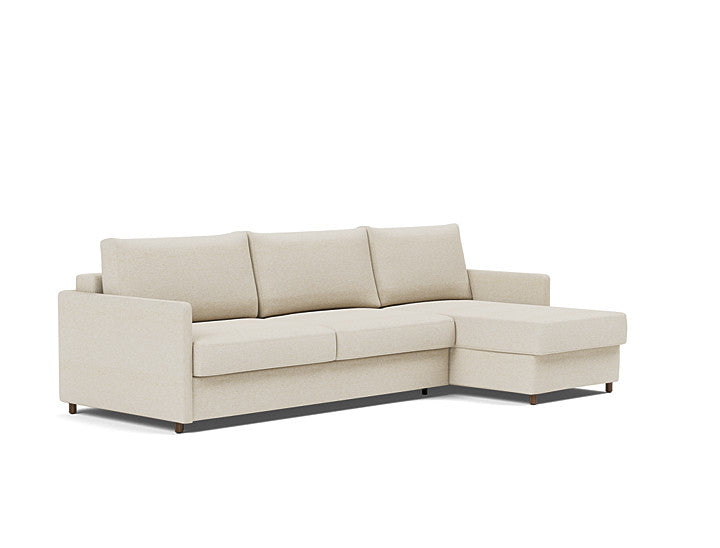 Innovation Living Neah Sofa Bed, Chaise King Size With Slim Arms