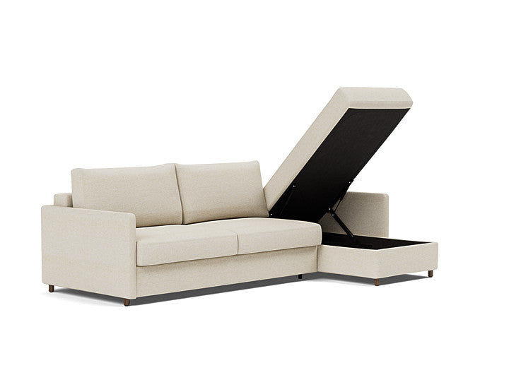 Innovation Living Neah Sofa Bed, Chaise King Size With Slim Arms