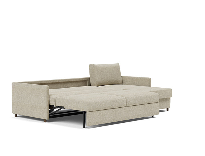 Innovation Living Neah Sofa Bed, Chaise King Size With Slim Arms