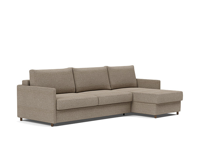 Innovation Living Neah Sofa Bed, Chaise King Size With Slim Arms