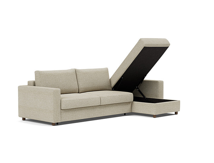 Innovation Living Neah Sofa Bed, Chaise King Size With Standard Arms