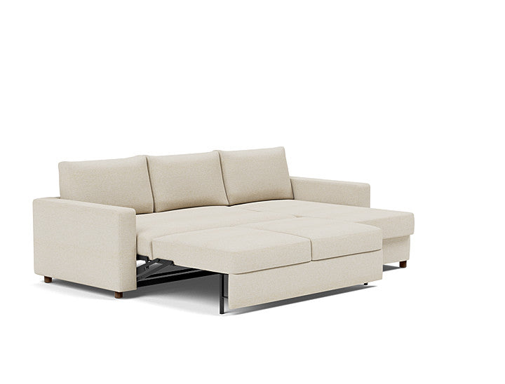 Innovation Living Neah Sofa Bed, Chaise Queen Size With Standard Arms
