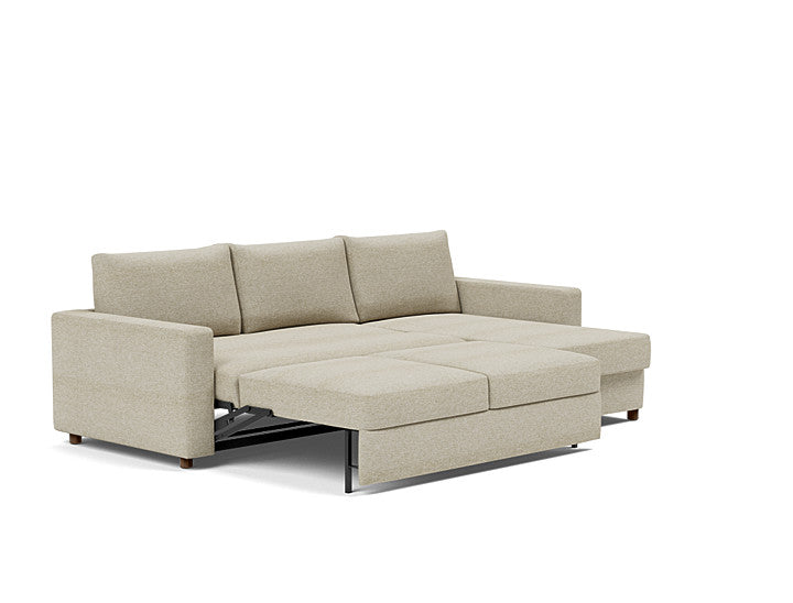 Innovation Living Neah Sofa Bed, Chaise Queen Size With Standard Arms
