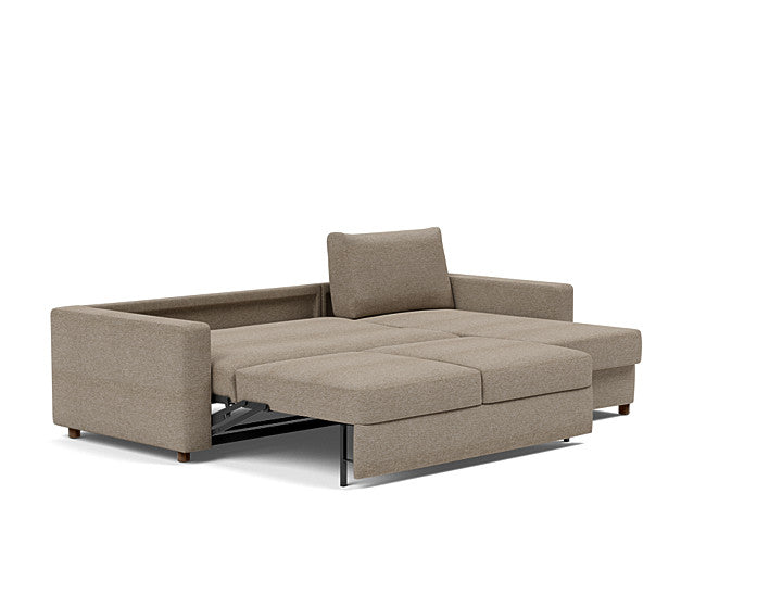 Innovation Living Neah Sofa Bed, Chaise Queen Size With Standard Arms
