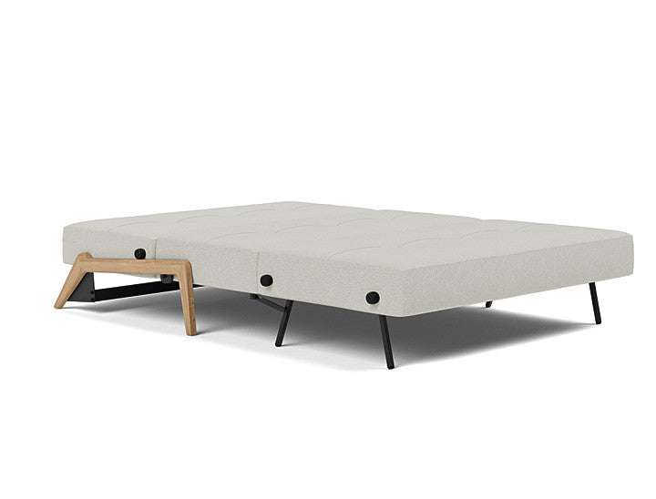 Innovation Living Cubed Lacquered Oak Sofa Bed Full Size