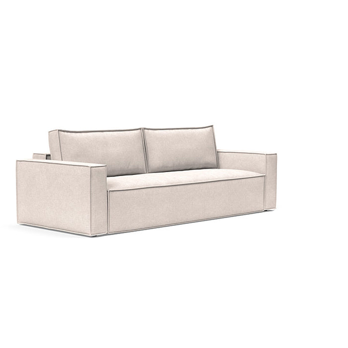 Innovation Living Newilla sofa bed with standard arms, stylish modern sofa featuring a fold-out bed and clean design.
