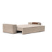 Innovation Living Newilla sofa bed with wide arms, modern design, featuring plush cushions and a sleek style for versatile living spaces.