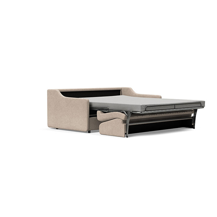 Innovation Living Carnell sofa bed with slope arms, featuring modern design and comfortable upholstery in a stylish living room setting.