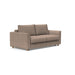Innovation Living Neah queen size sofa bed with curved arms, modern design, and plush upholstery in the image.