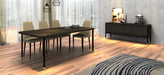 J & M Furniture CE Bosa dining chair from chair sets, featuring a modern design with wooden legs and a cushioned seat.