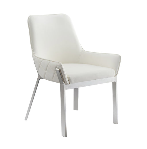 White J & M Furniture MC Miami dining chair with sleek modern design, part of a stylish chair set.
