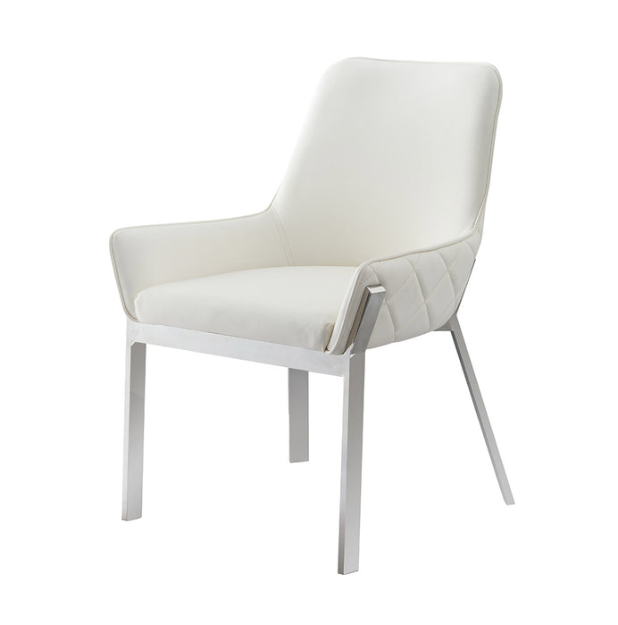 White J & M Furniture MC Miami dining chair, modern chair set with sleek design, ideal for contemporary dining rooms.