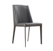 Dark grey J & M Furniture MC Reno dining chair from the chair set, showcasing modern design and comfortable seating.