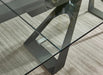 Wooden J & M Furniture MC San Diego extension dining table with extendable leaves, stylish and sturdy for family meals.
