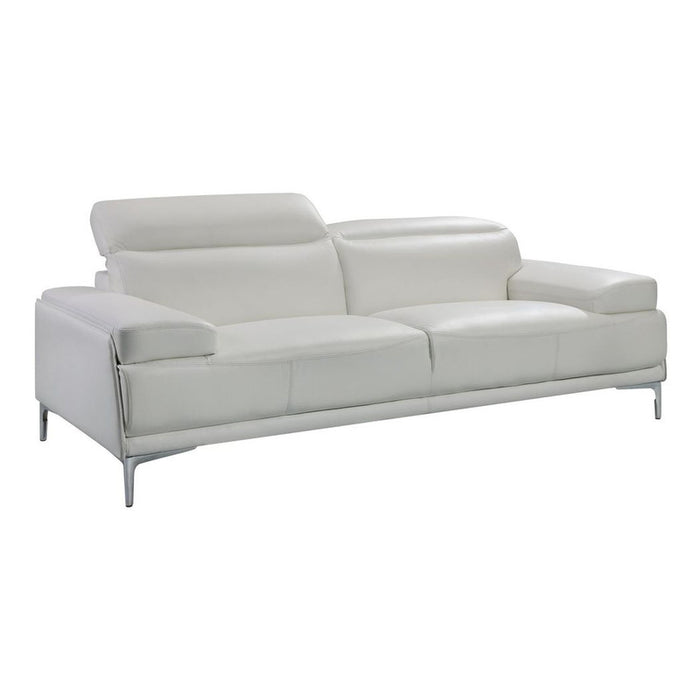 White J & M Furniture Nicolo Queen Bed with a modern design, showcasing a sleek and spacious bedroom furniture piece.