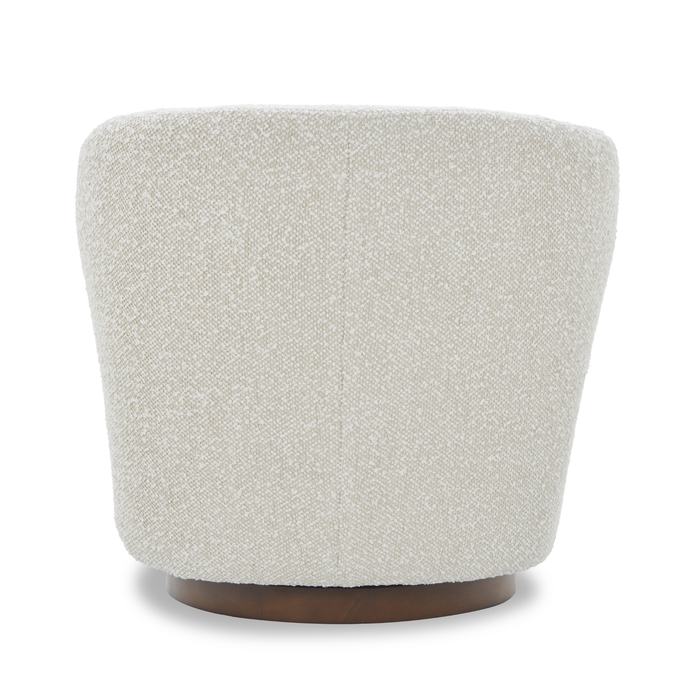 J & M Furniture Zola Swivel Chair in Pearl