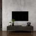 Modern J & M Furniture CE TV base with sleek design and storage compartments, ideal for supporting flat-screen televisions.