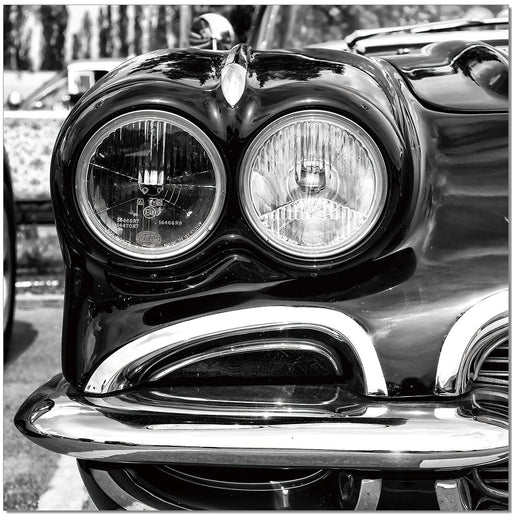J & M Furniture wall decor featuring classic headlight design, suitable for stylish home wall decoration.