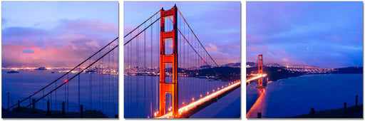 J & M Furniture wall decor featuring a detailed golden gate bridge art print for stylish home wall decoration.