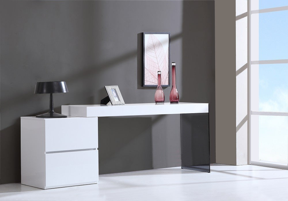 J & M Furniture Mia Modern Office Desk