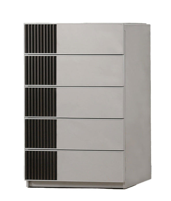 J & M Furniture Lucia Chest in Grey