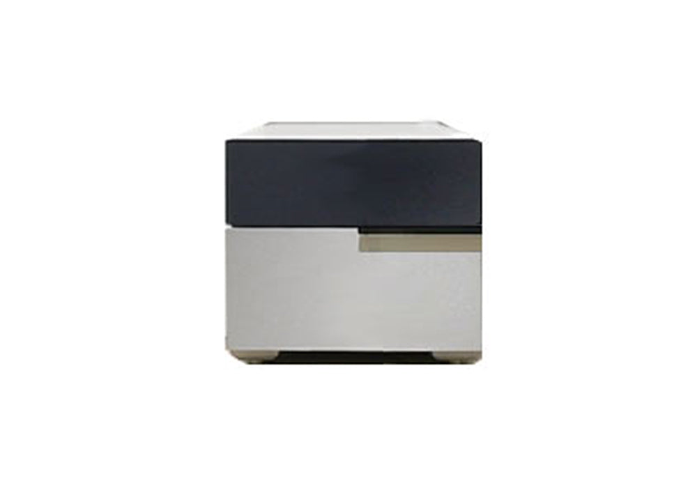 J & M Furniture Marsala Night Stand in Light Gray