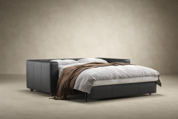 Innovation Living Neah Leather Queen Size Sleeper Sofa with Standard Arm