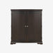 Espresso San Sebastian twin cabinet bed by Night & Day Furniture showing a sleek, modern cabinet bed with storage compartments.