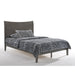 Blackpepper full platform bed by Night & Day Furniture with a sleek black finish and modern design featuring a sturdy frame.