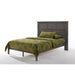 Night & Day Furniture Tarragon Queen Platform Bed with a sleek wooden frame and modern design, shown in a well-lit bedroom setting.