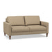 Omnia Leather Slofa The Bliss sleeper sofa with plush upholstery and modern design, shown in a living room setting.