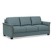 Omnia Leather Slofa The Retreat sleeper sofa with plush cushions and modern design, shown in a cozy living room setting.
