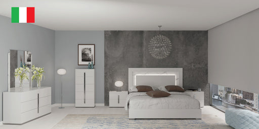 ESF Status Italy Carrara White Bedroom with Light SET p11690