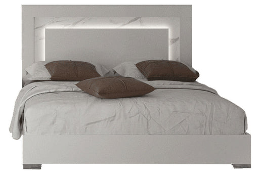 ESF Status Italy Carrara Bed White with Light SET p11739
