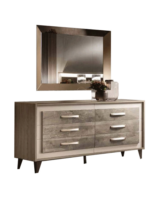 ESF Arredoclassic Italy ArredoAmbra Double Dresser / Mirror SET p13166