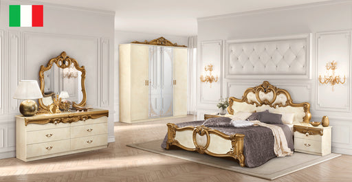 ESF Camelgroup Italy Barocco Ivory with Gold Bedroom SET p4940