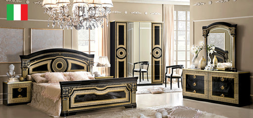 ESF Camelgroup Italy Aida Bedroom Black with Gold, Camelgroup Italy SET p6367