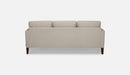 Palliser Furniture Soren sofa in fabric and leather, showcasing plush cushions and modern design in a living room setting.