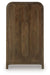 Medium brown Thoren Accent Cabinet by Signature Design by Ashley®, featuring sleek doors and modern style.